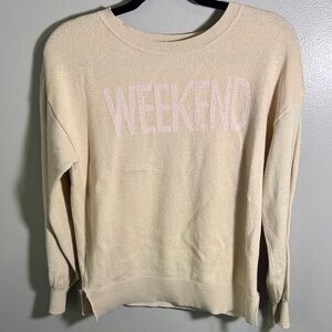Women’s Cream Weekend Sweater Size XS